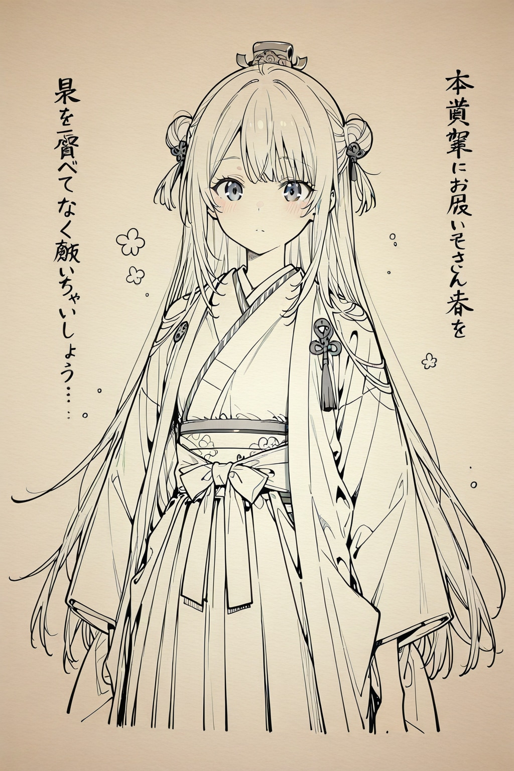 日本画で描く「沖縄のしまんちゅのいなぐんぐゎ」