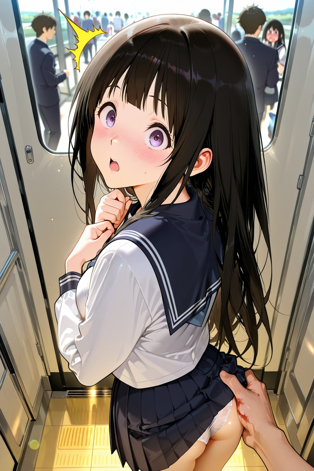 電車内〜千反田える〜