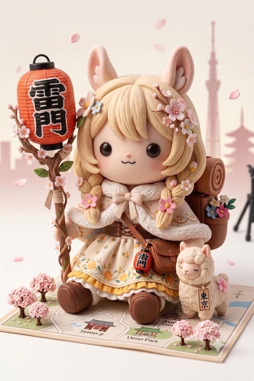 アルパカちゃん　ご当地マスコット | の人気AIイラスト・グラビア