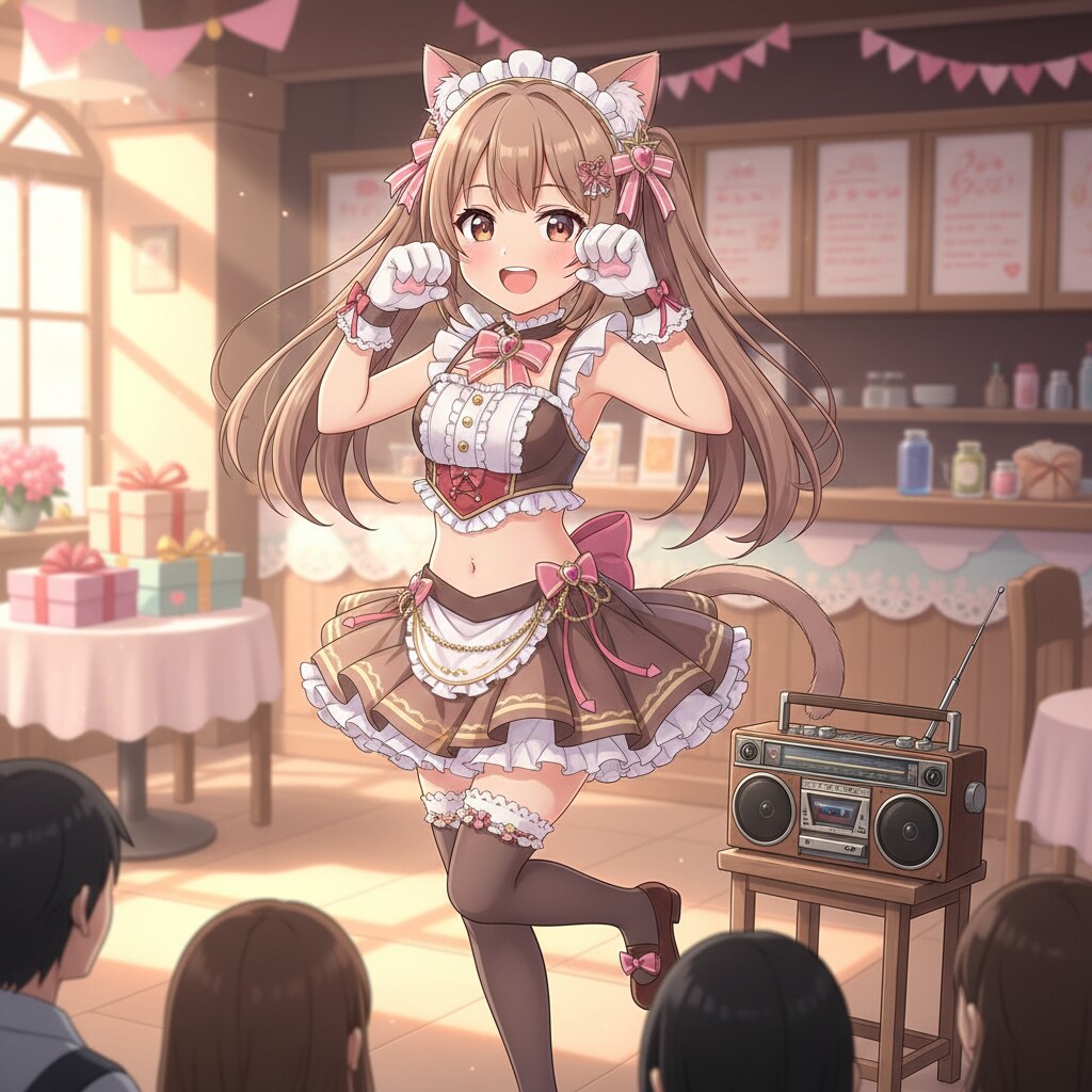 茶ツイにゃん。2月13日 #世界ラジオデー。バレンタインメイド。