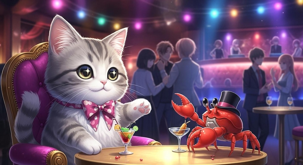 かにとでかけるんだな