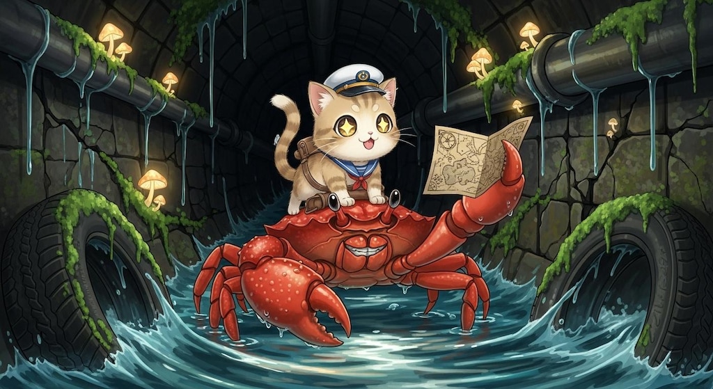 かにとでかけるんだな