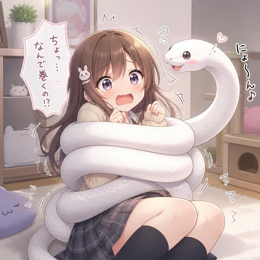 長い物に巻かれた