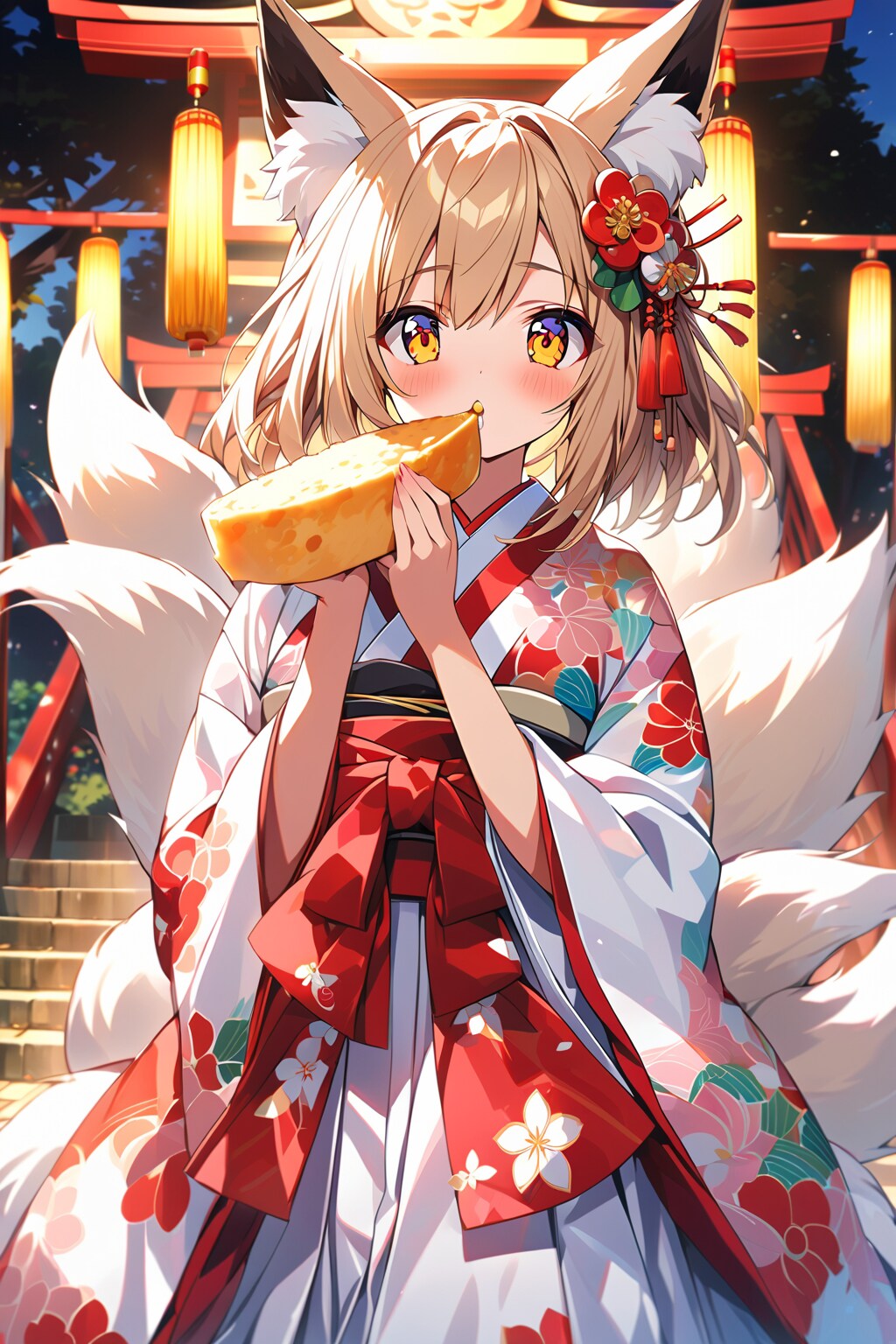 神社のお稲荷さま