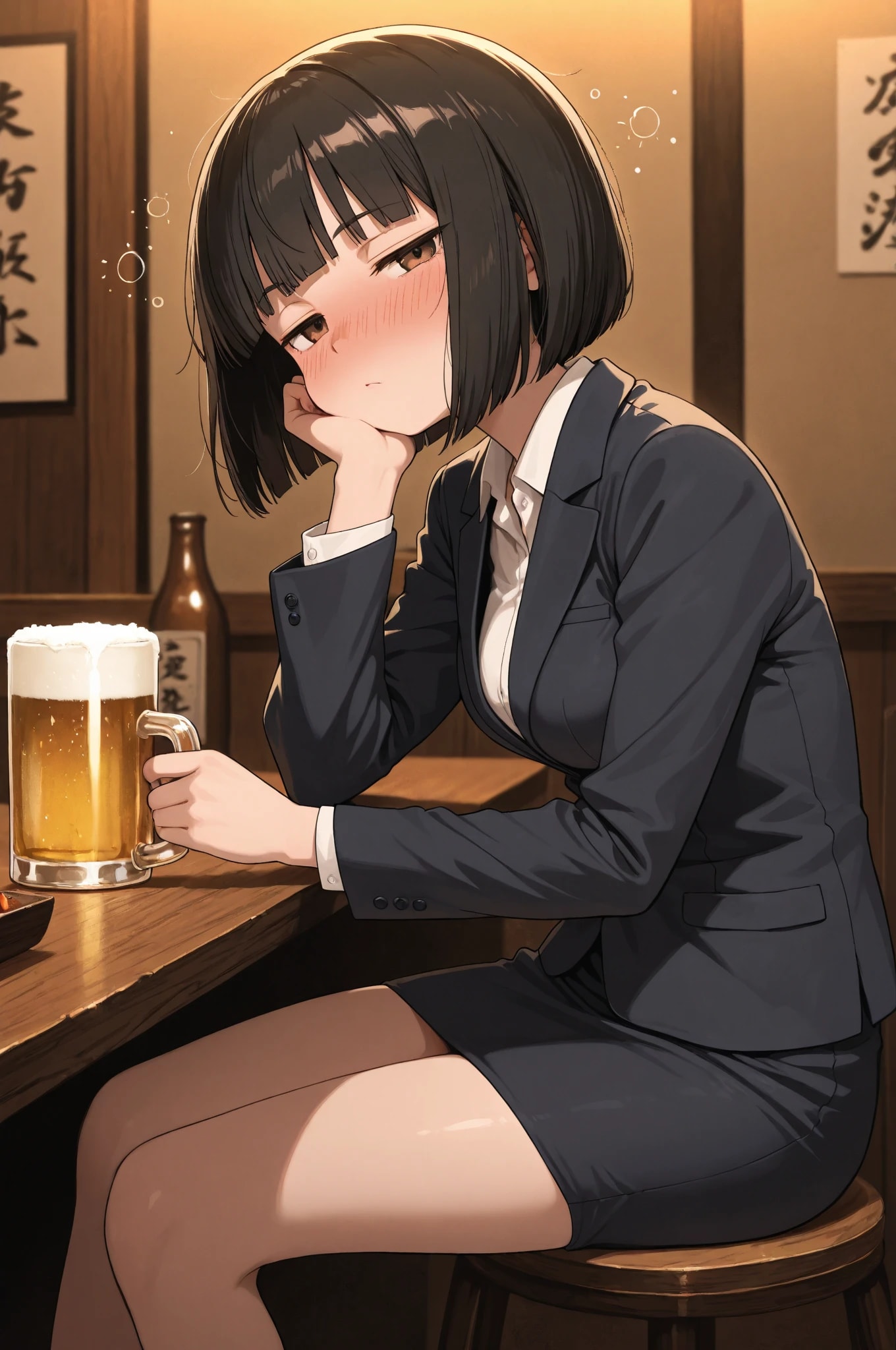 先輩ちゃんと居酒屋 | の人気AIイラスト・グラビア