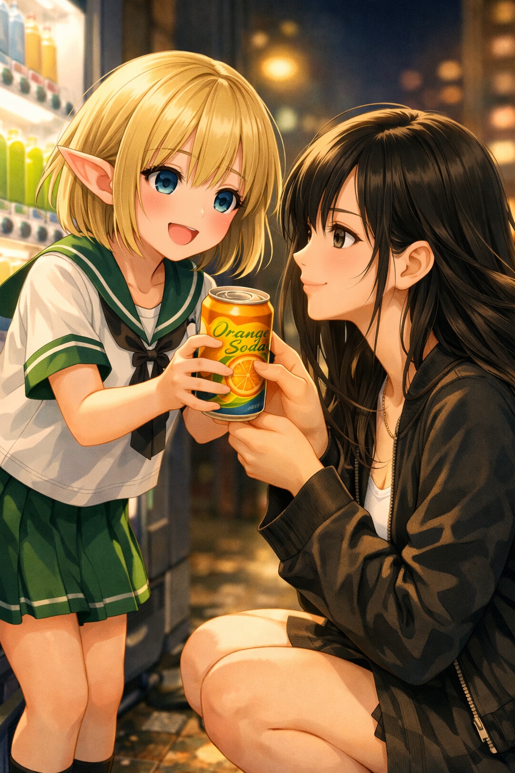 これ、あげる。（缶ジュース発売記念日　03）