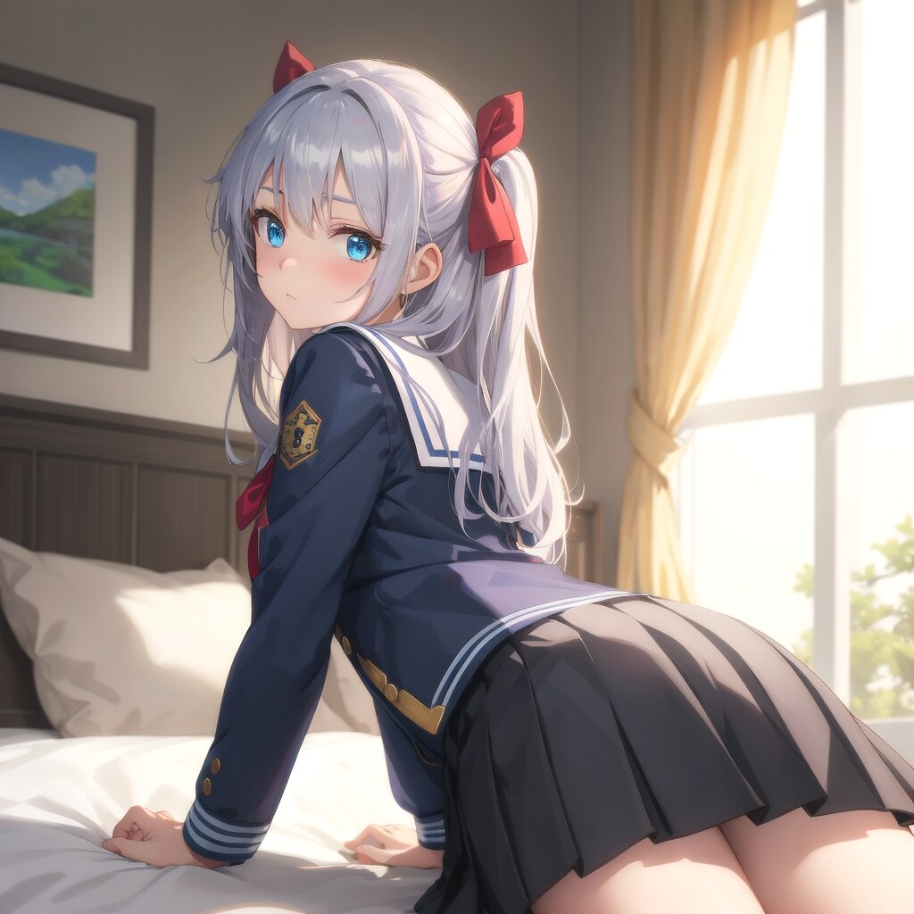銀髪少女