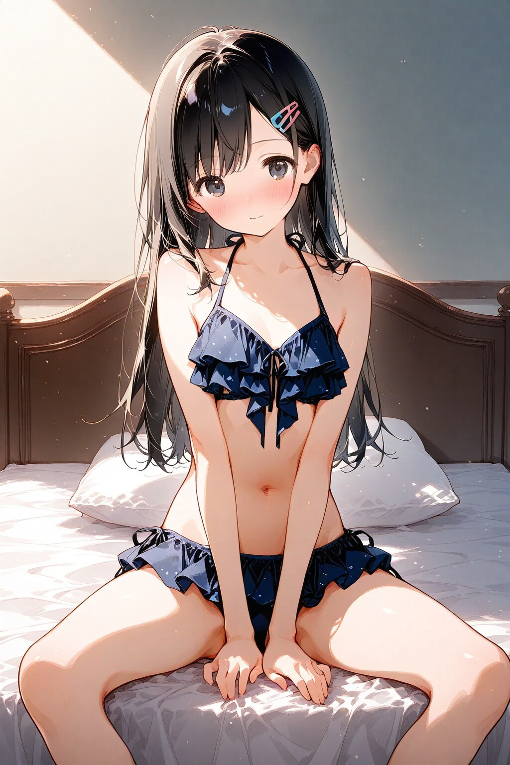 新しい水着の三女ちゃん⛄✨