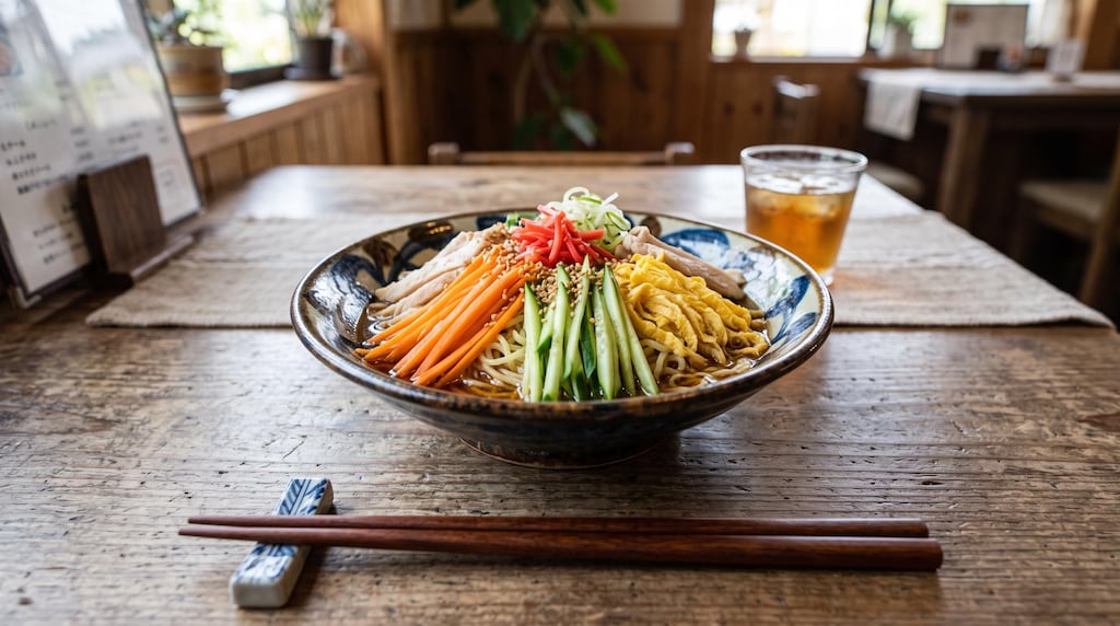 摩訶不思議食堂の冷やしラーメン