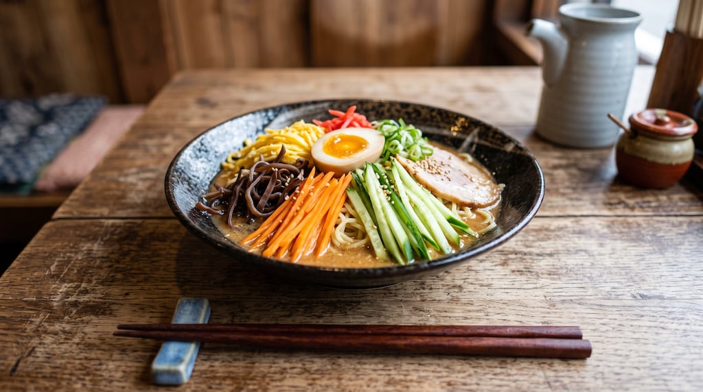 摩訶不思議食堂の冷やしラーメン