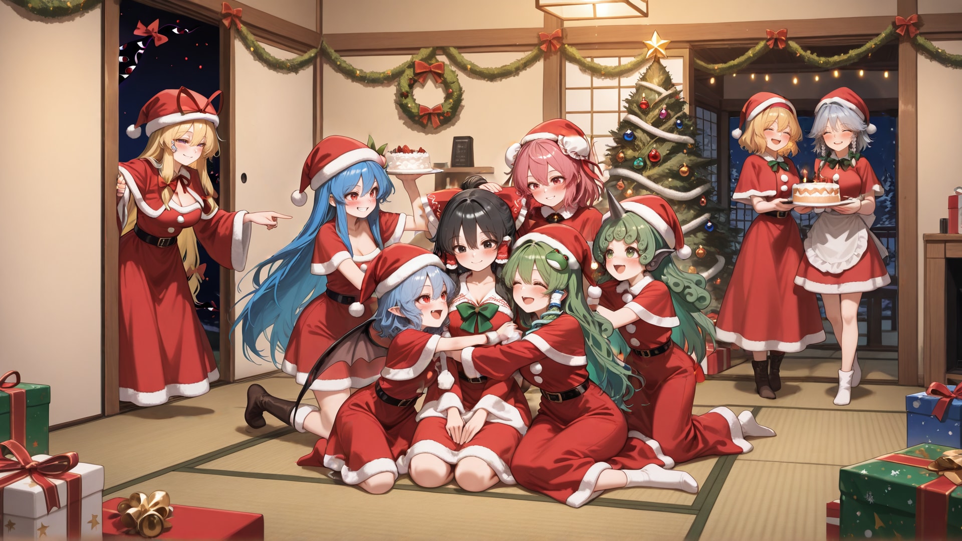 東方クリスマス（博麗スマス） | の人気AIイラスト・グラビア