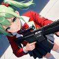 あおいが銃を扱えないとでも思ったの⁉️ 5枚目