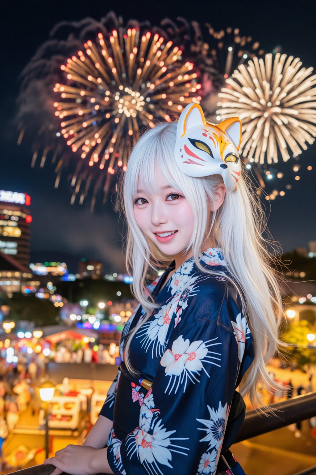 夜でも暑いね
