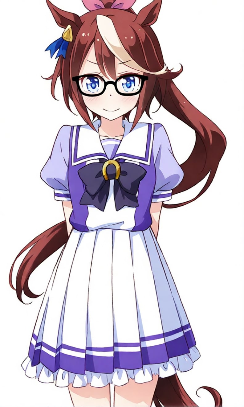 トウカイテイオー 眼鏡 | の人気AIイラスト・グラビア