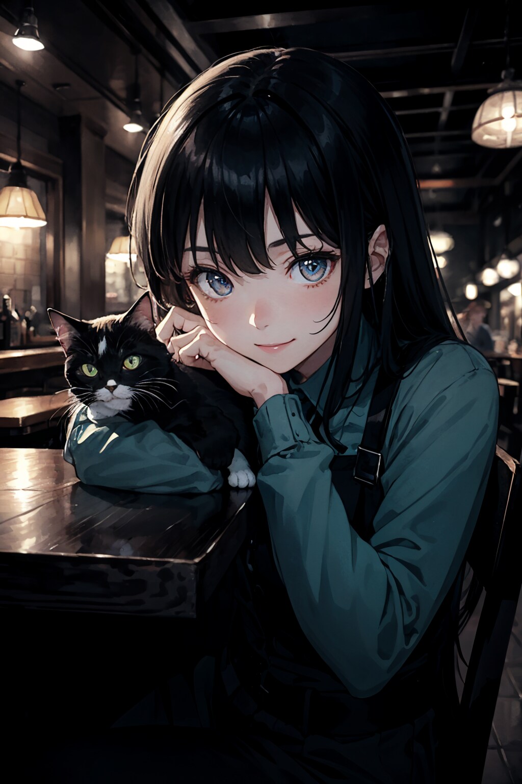 ここでお酒を飲むと，みんな猫に変わっていくのです