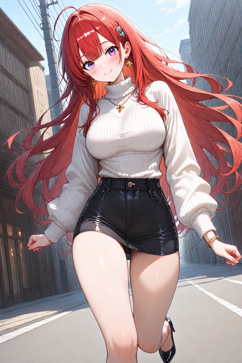 細身で身長高くてプロポーションも素晴らしい女の子