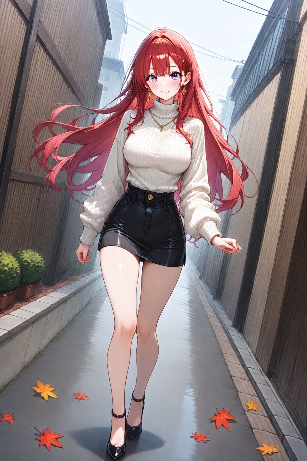 細身で身長高くてプロポーションも素晴らしい女の子