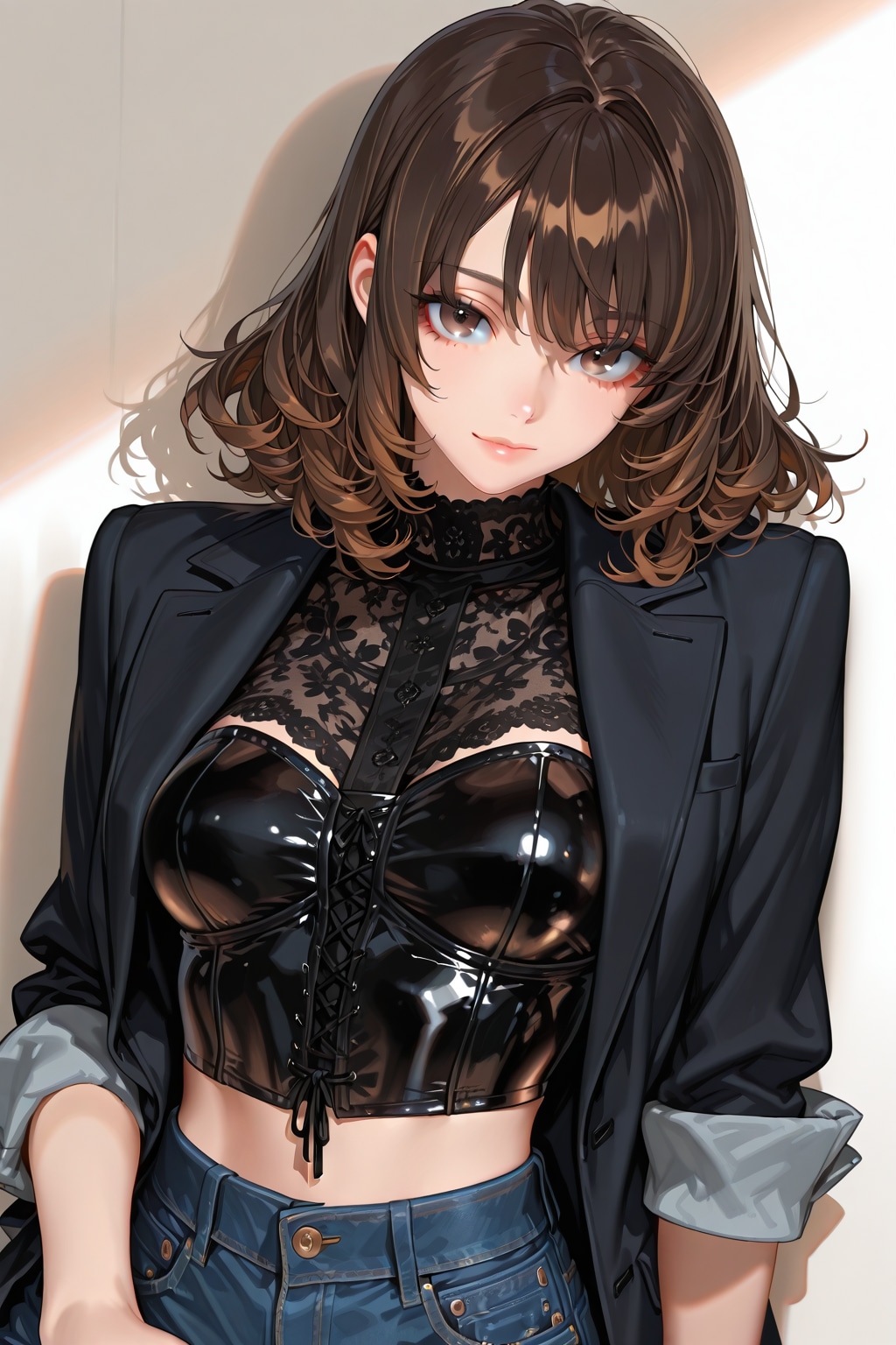 肩肘張って