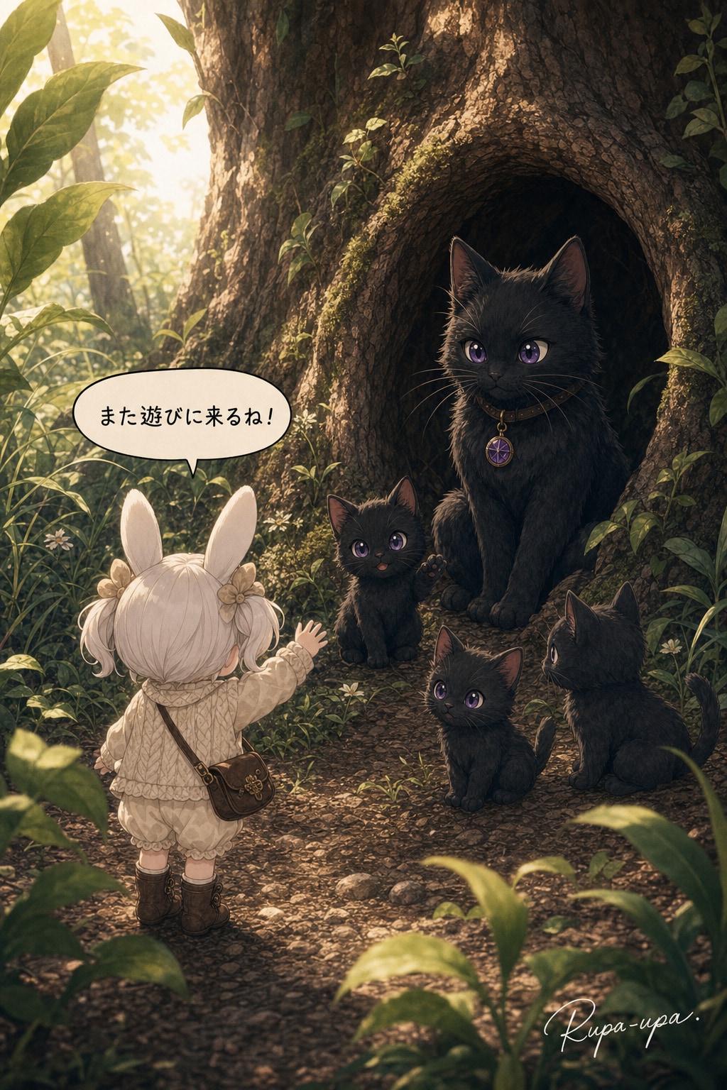 🐰うさぴょんの冒険【第3話】～お尋ね者～ | の人気AIイラスト・グラビア
