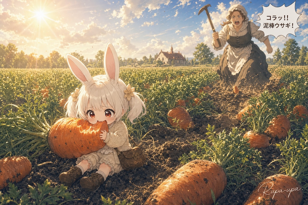 🐰うさぴょんの冒険【第3話】～お尋ね者～