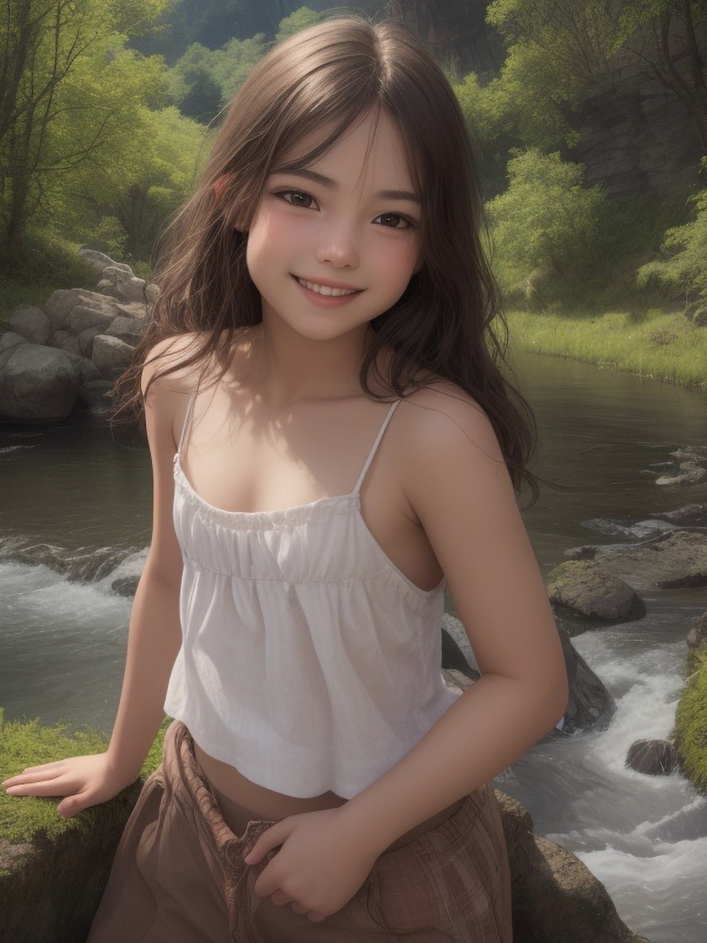 キャンベルリバーの少女