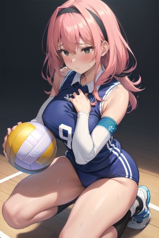 お座りバレー女子