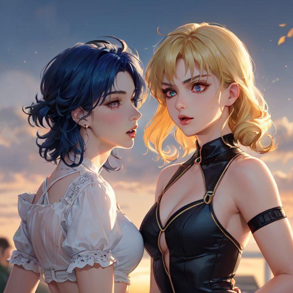 ディオ♀xジョナサン♀