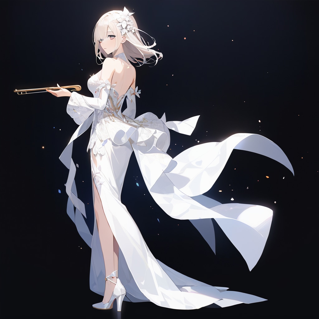 白のシンフォニー第1番 - 白の少女 | の人気AIイラスト・グラビア