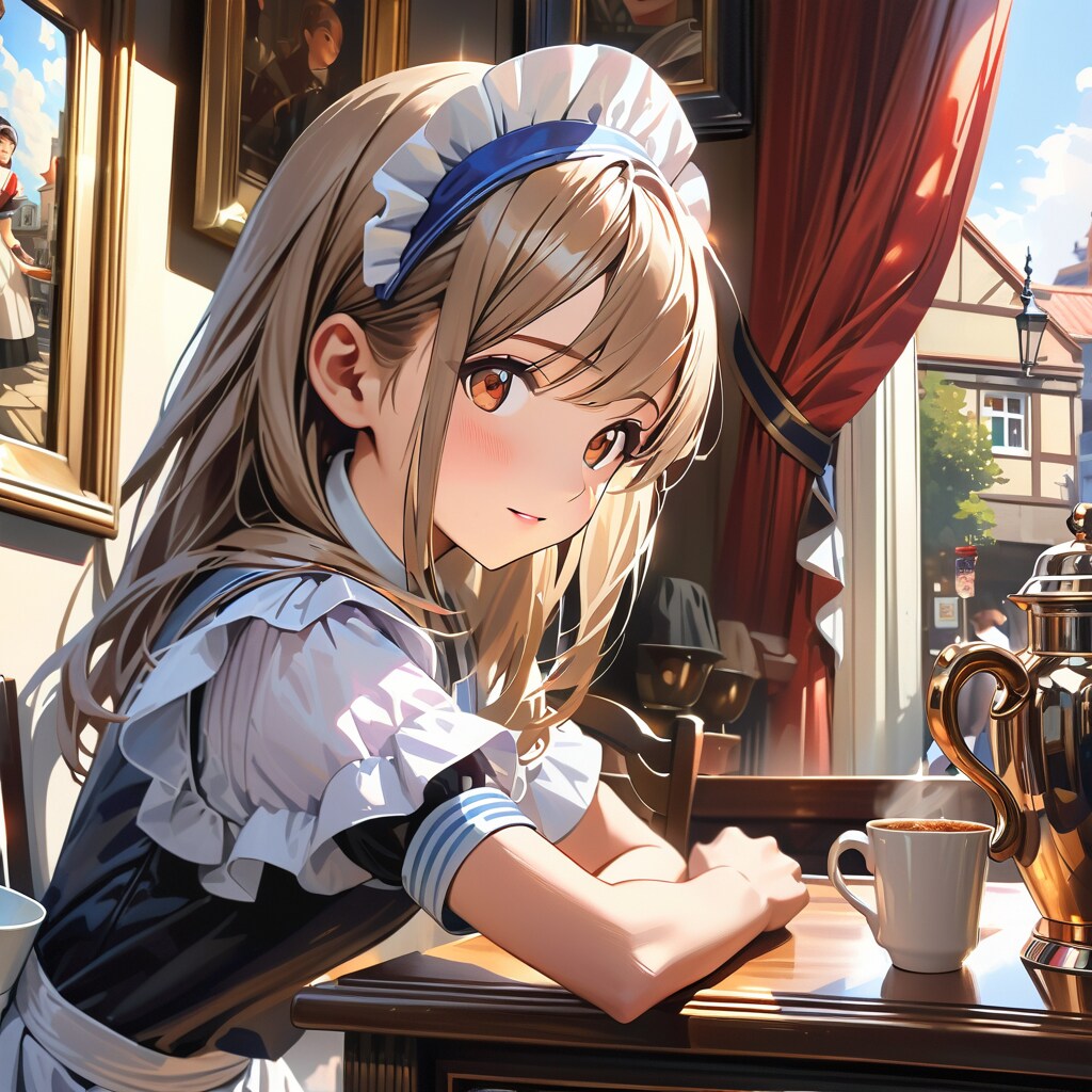 アンティークとメイド | の人気AIイラスト・グラビア