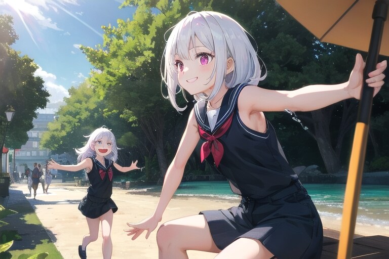 擬人化とノースリーブ