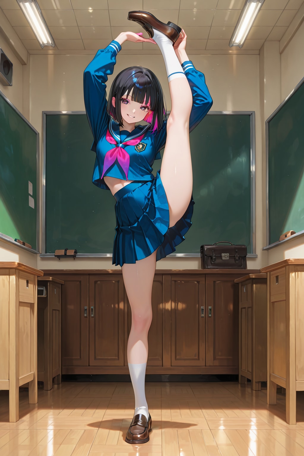 おはよう！2026/02/12！Ｉ字バランス | の人気AIイラスト・グラビア