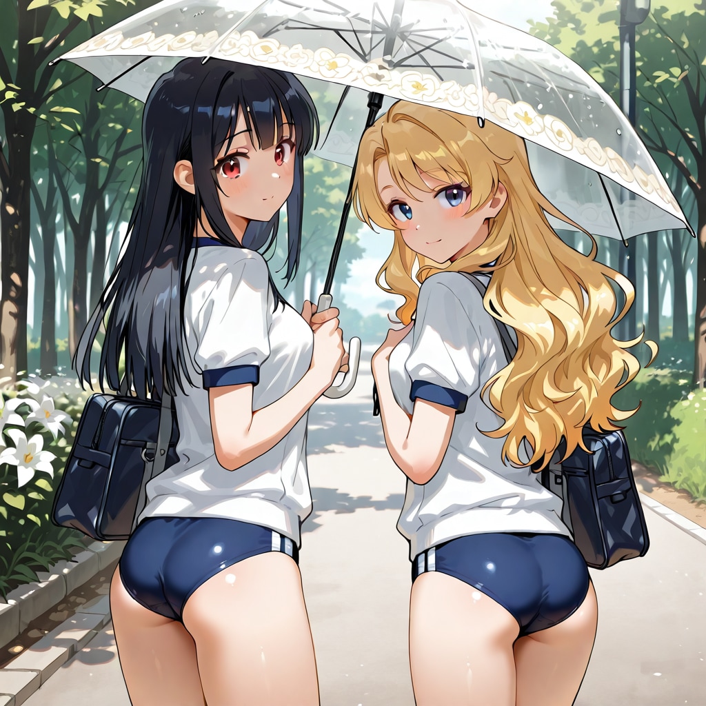 百合と梅雨と体操服と