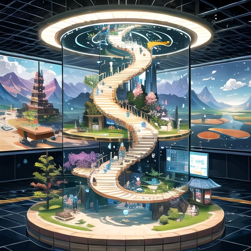 現実逃避の螺旋 | の人気AIイラスト・グラビア