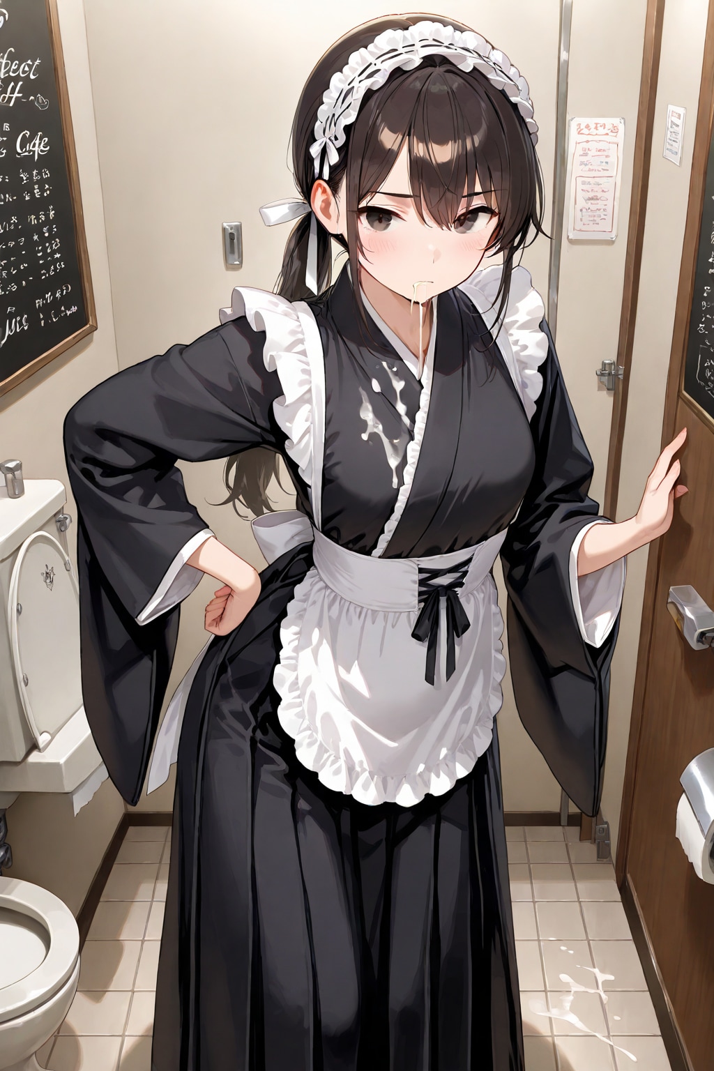 パパ活JK:パパ活をやめて真面目にアルバイトしていたが、結局元パパに見つかってしまうJK