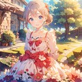 春の訪れとフラワーリボンフリル 6枚目
