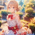 春の訪れとフラワーリボンフリル 2枚目