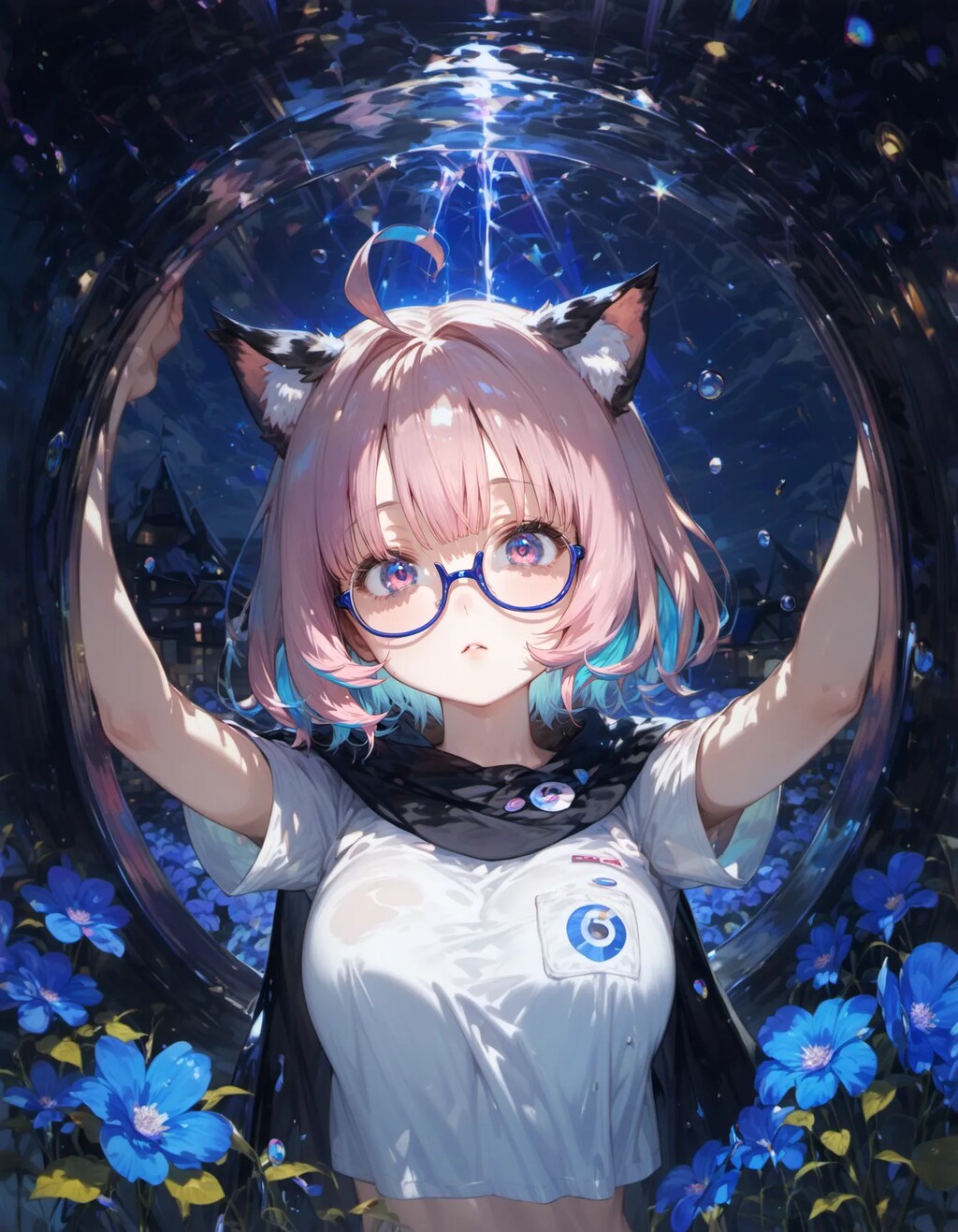 Azure Reflection Garden