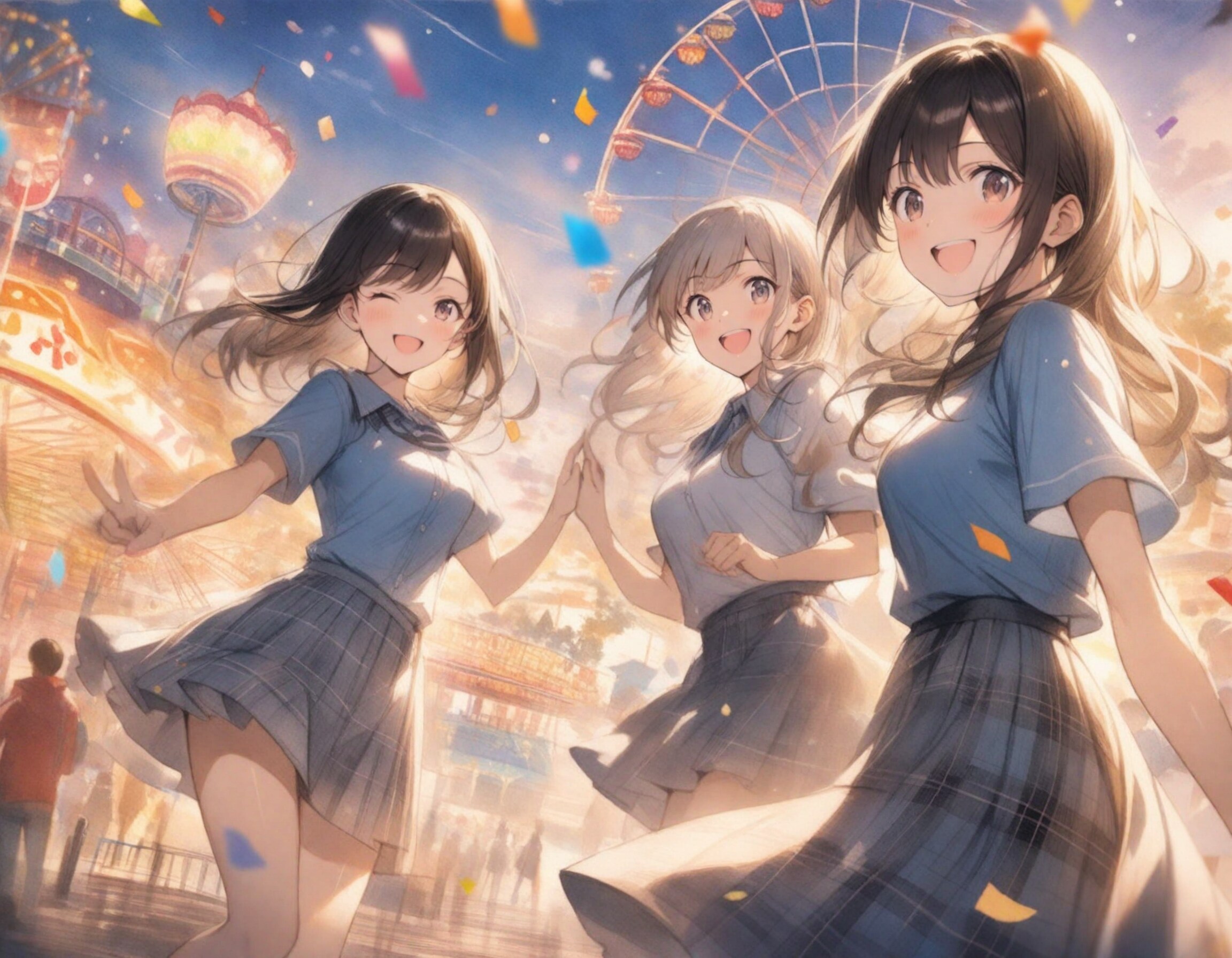 青春 | の人気AIイラスト・グラビア