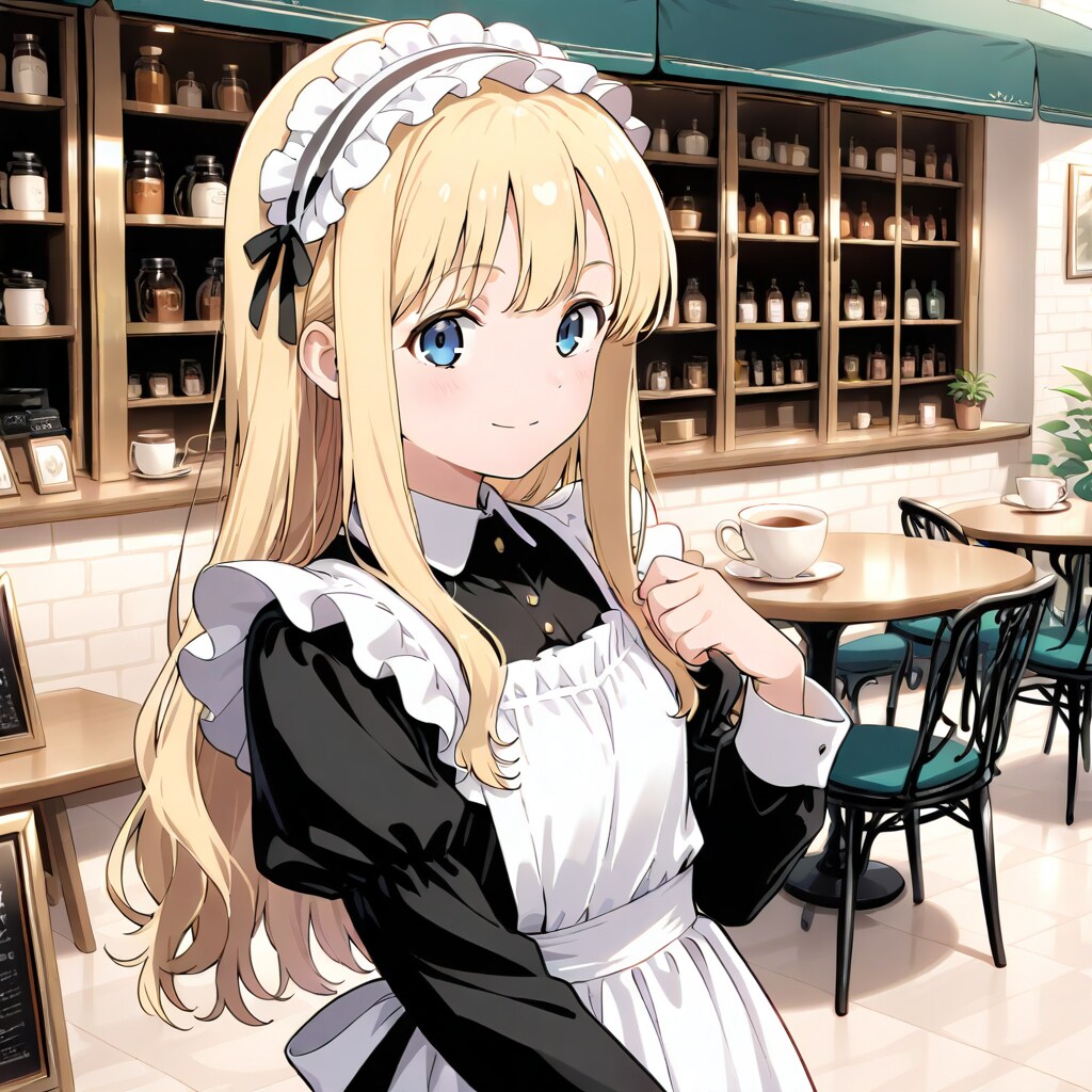 喫茶店とメイドさん