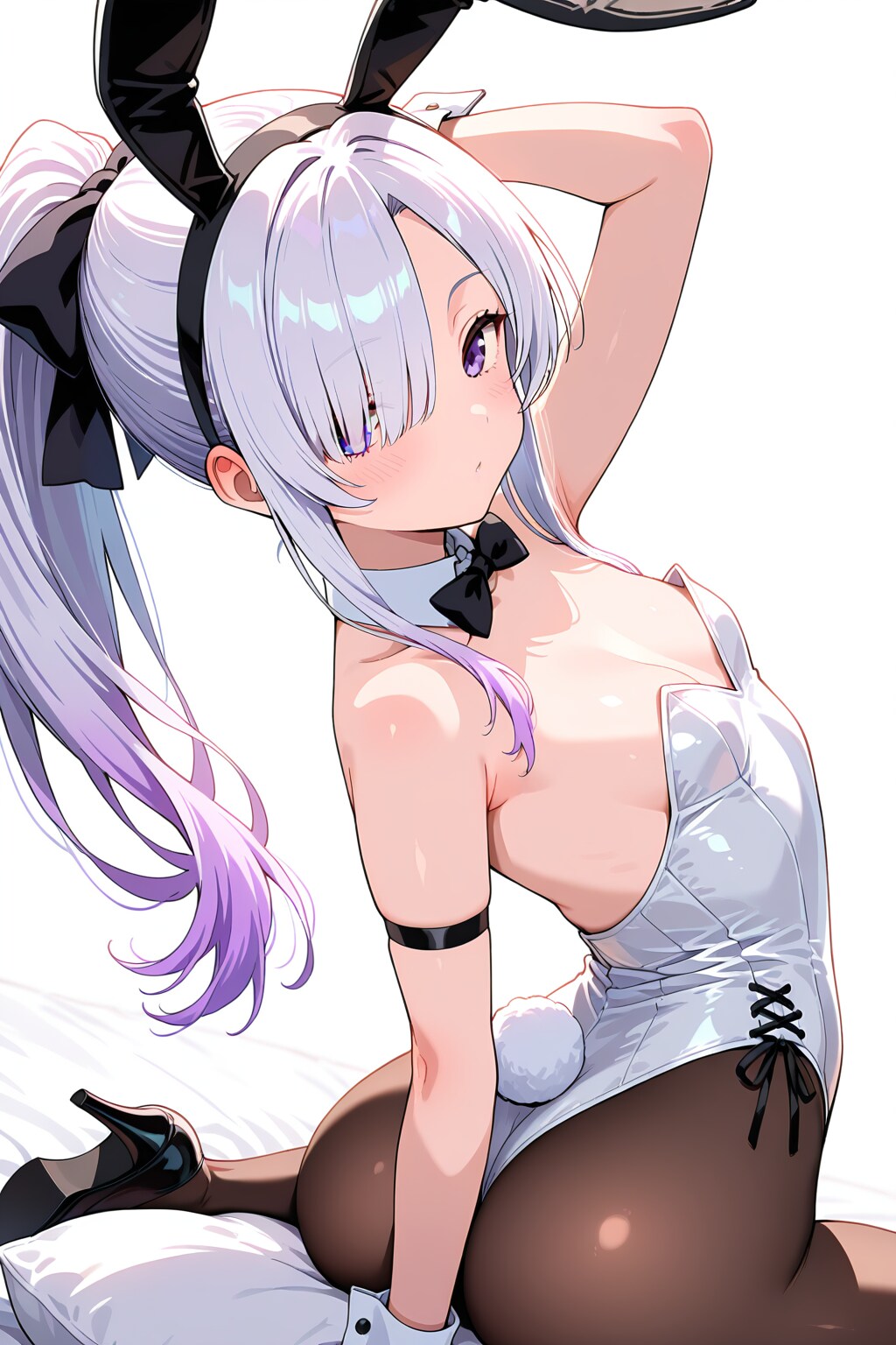メカクレ薄紫髪ちゃん26