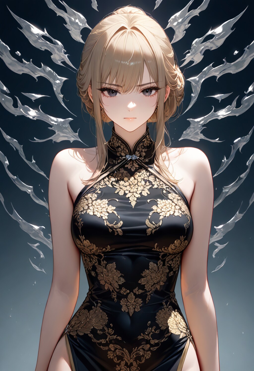 【Today's illustration】china dress③