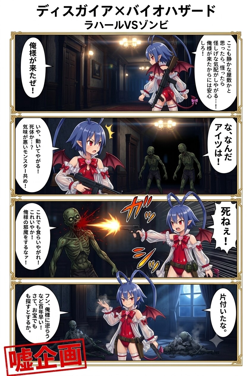 ディスガイア✕バイオハザード　ラハールVS