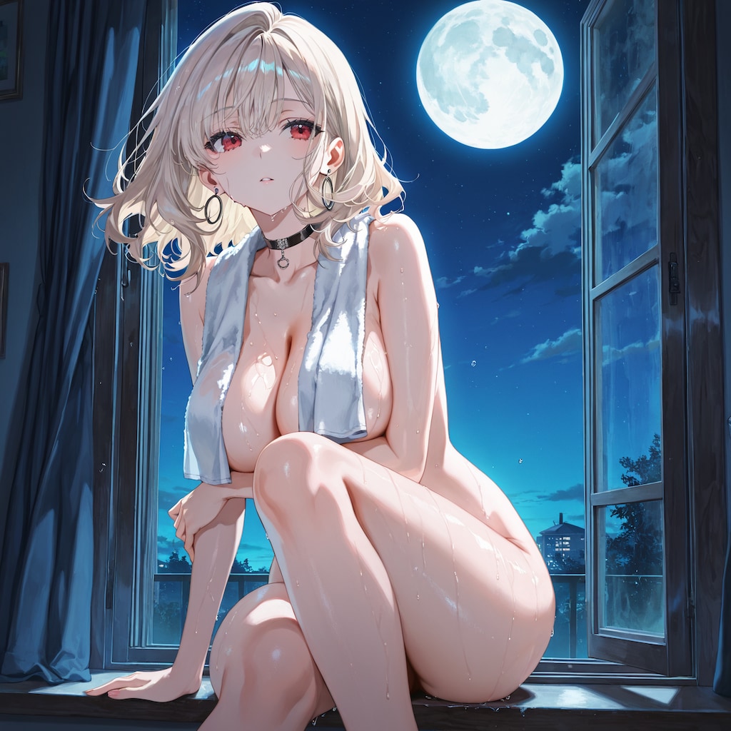 窓際にて
