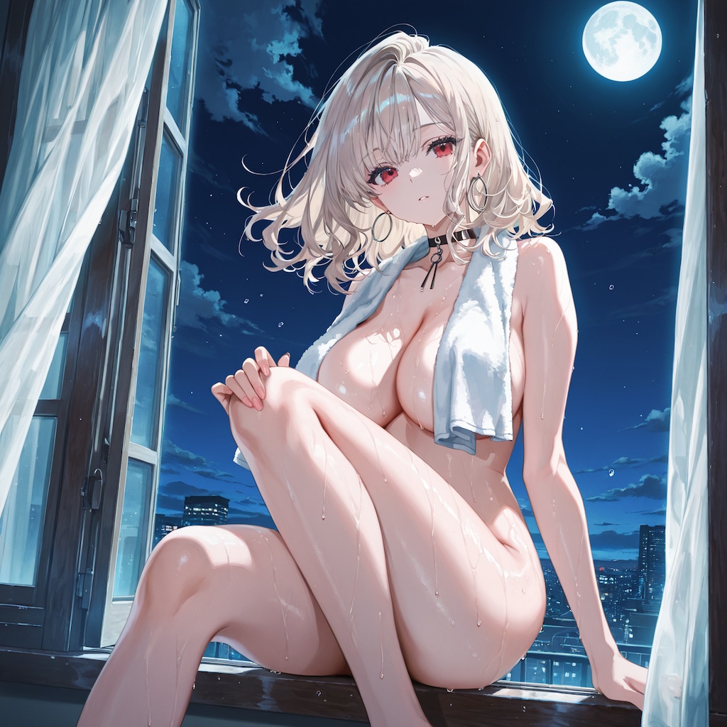 窓際にて