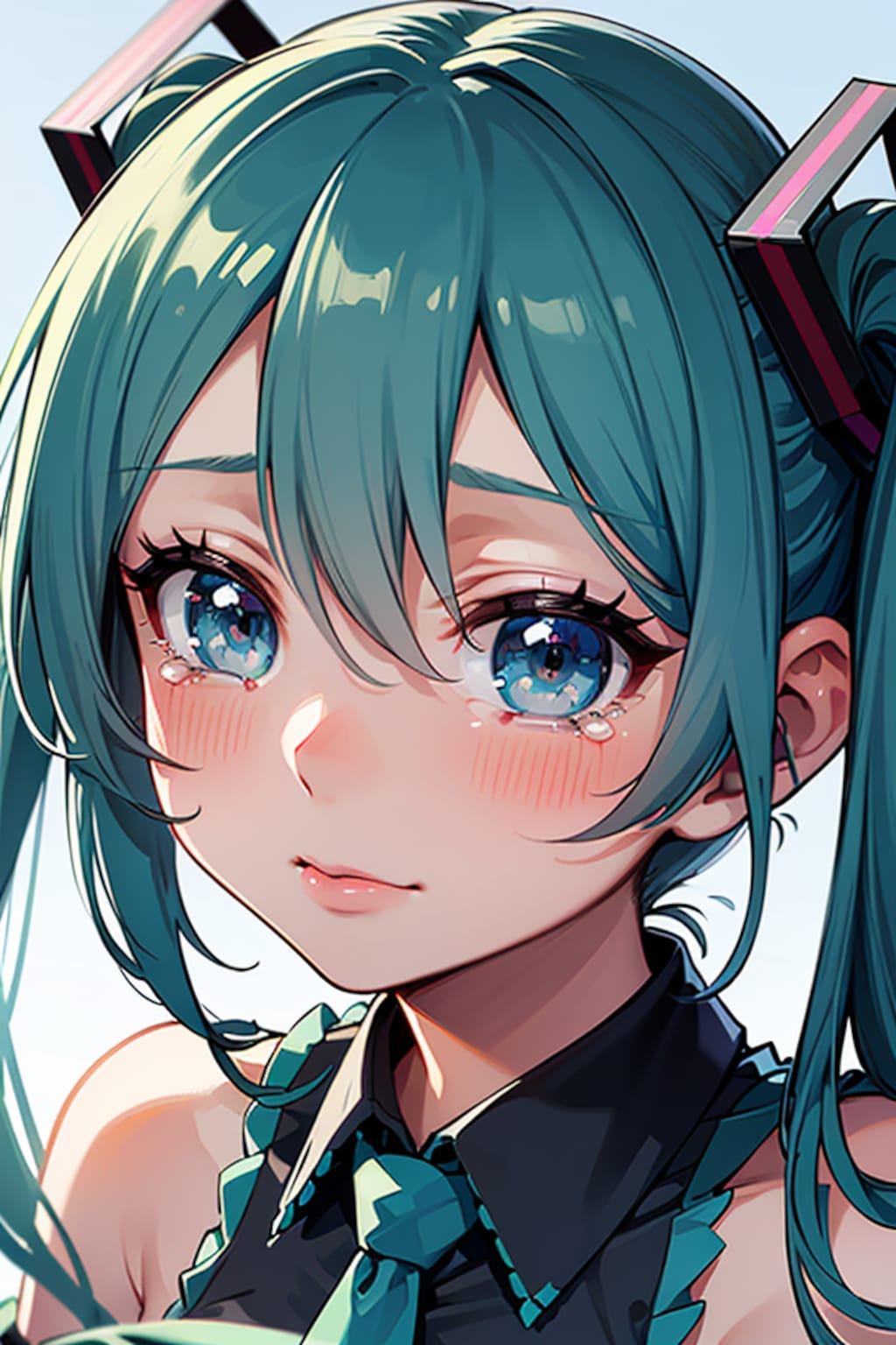 初音ミクです。024_TEARS_（イラスト風）