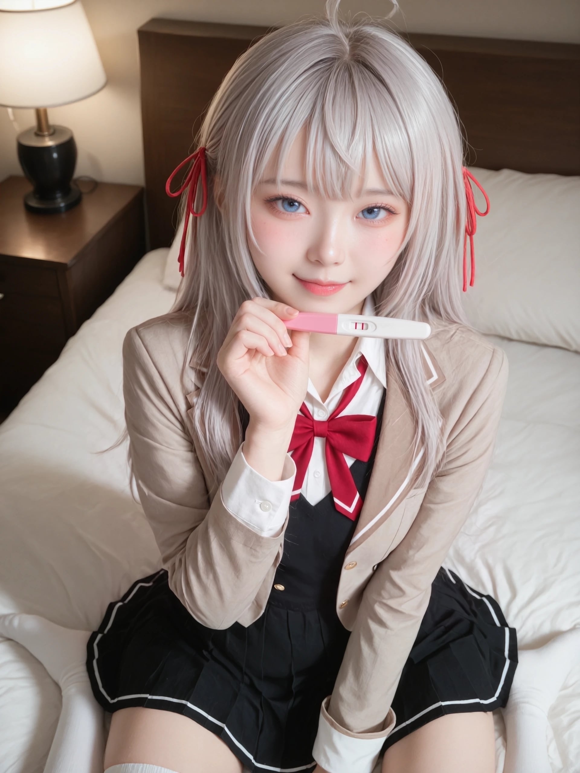 嫁キャラコスで妊娠報告する嫁