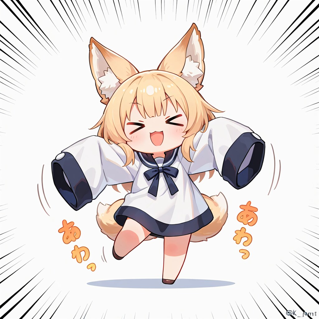 あらぶる萌え袖