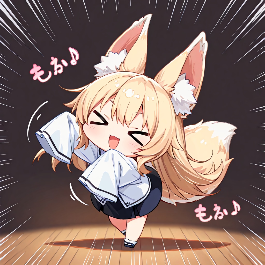 あらぶる萌え袖