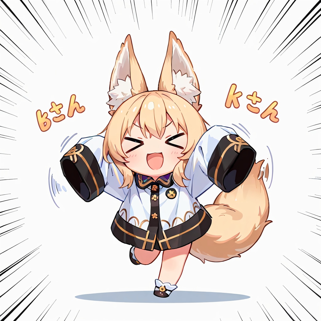 あらぶる萌え袖