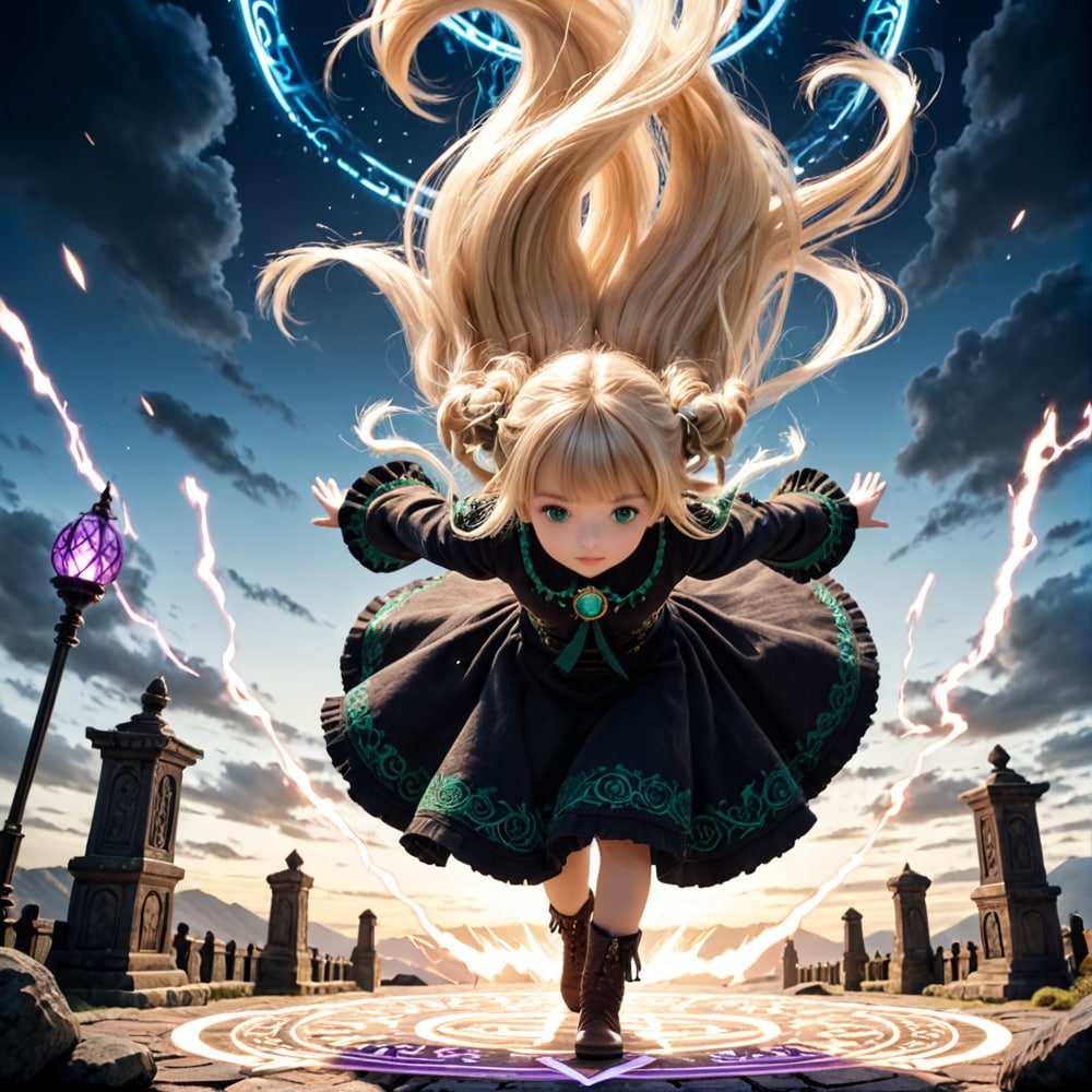 見習い魔法使いの少女４